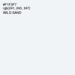 #F1F3F7 - Wild Sand Color Image